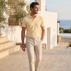 Pantalón Amalfi de algodón elástico