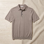 Polo Coastal de seda con corte clasico